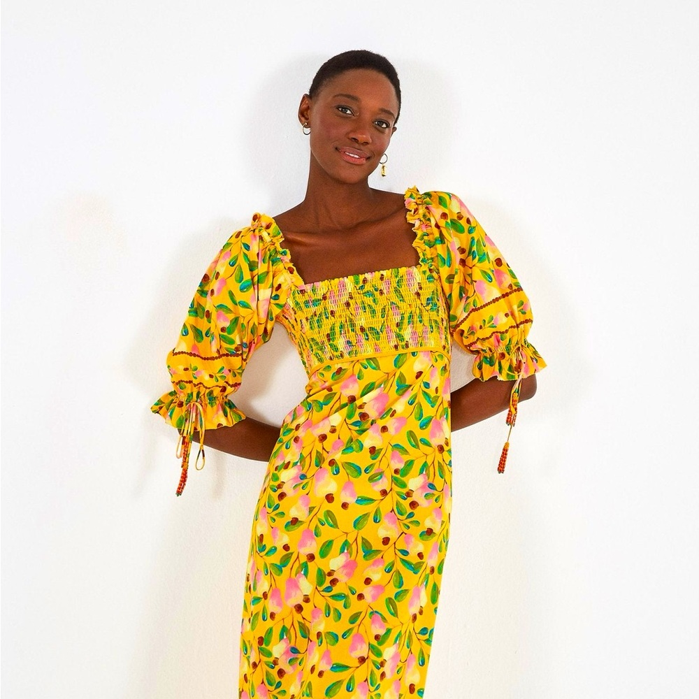 FARM Rio Mini Cashew Maxi Dress